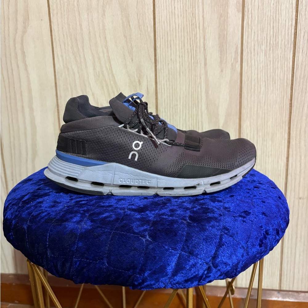 On Men's CloudTec Athletic Shoes in Black and Gray